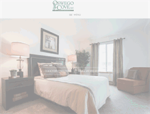 Tablet Screenshot of oswegocoveapartments.com